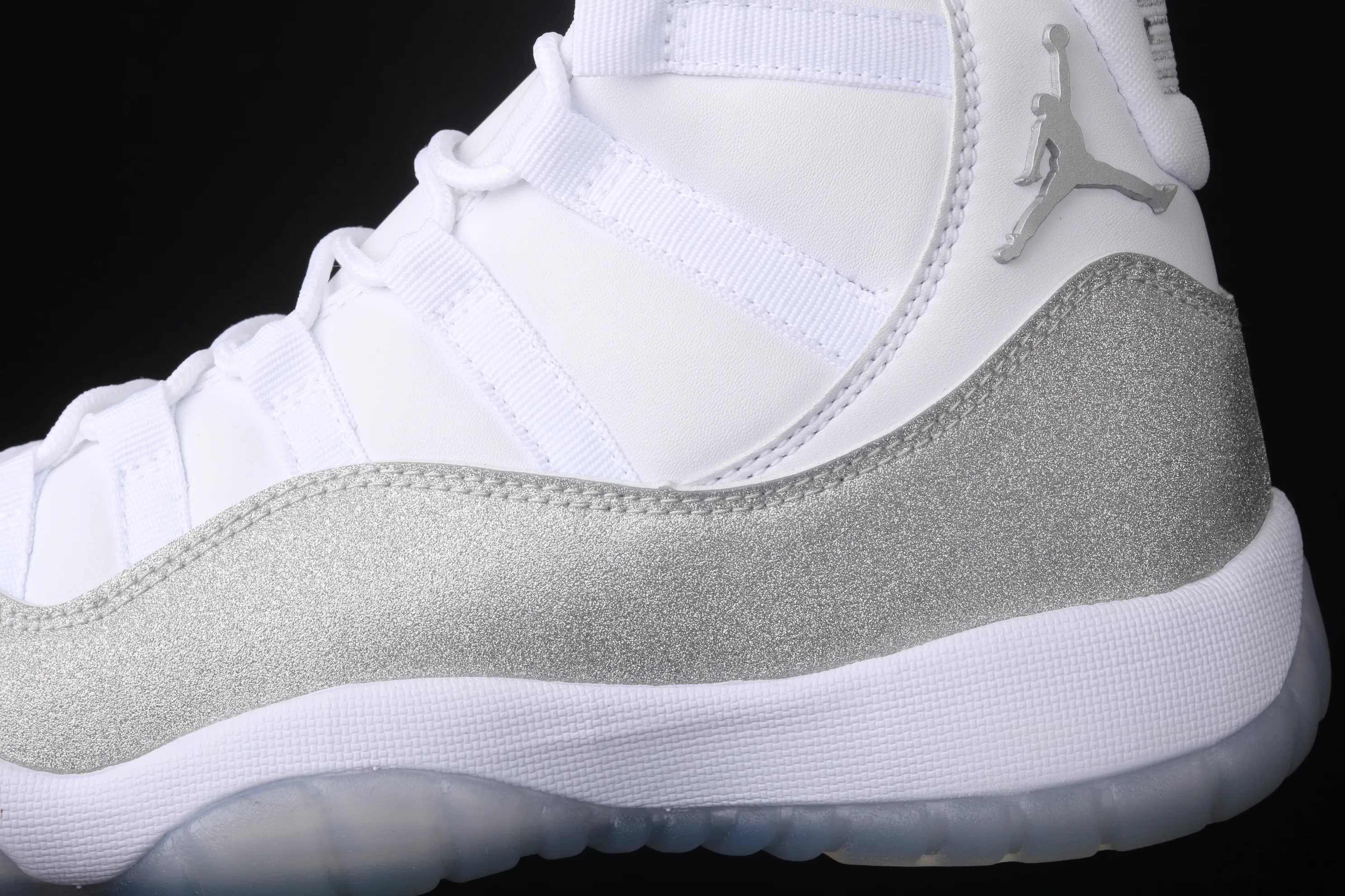 All categories Air Jordan Jordan series basketball shoes Air Jordan 11 Air Jordan 11 Metallic Silver AJ11 Joe 11 Swarovski Starry AR0715-100
